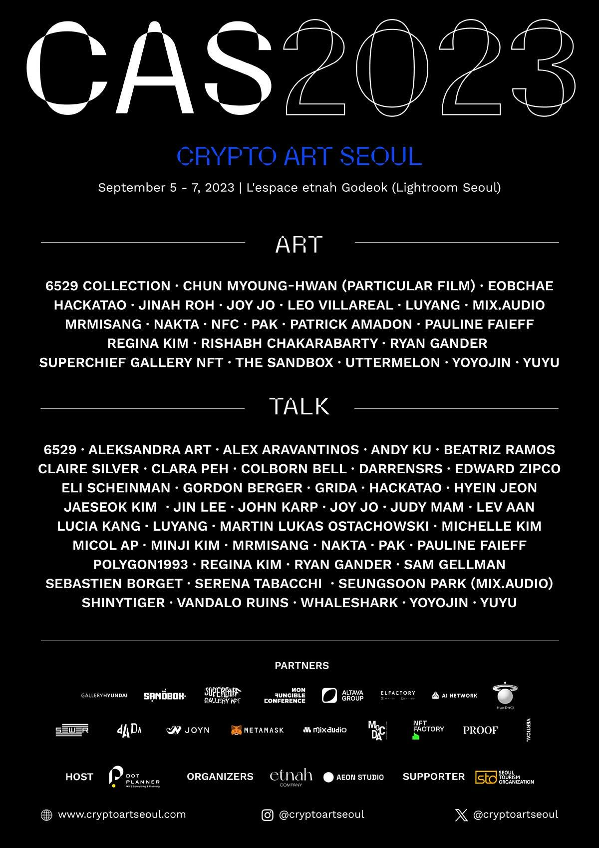 Crypto Art Seoul 2023